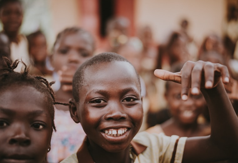 Children at a Tender Mercies community programme